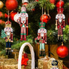 Wooden Nutcracker Holiday Decor Set