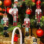 Wooden Nutcracker Holiday Decor Set
