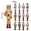 Wooden Nutcracker Holiday Decor Set