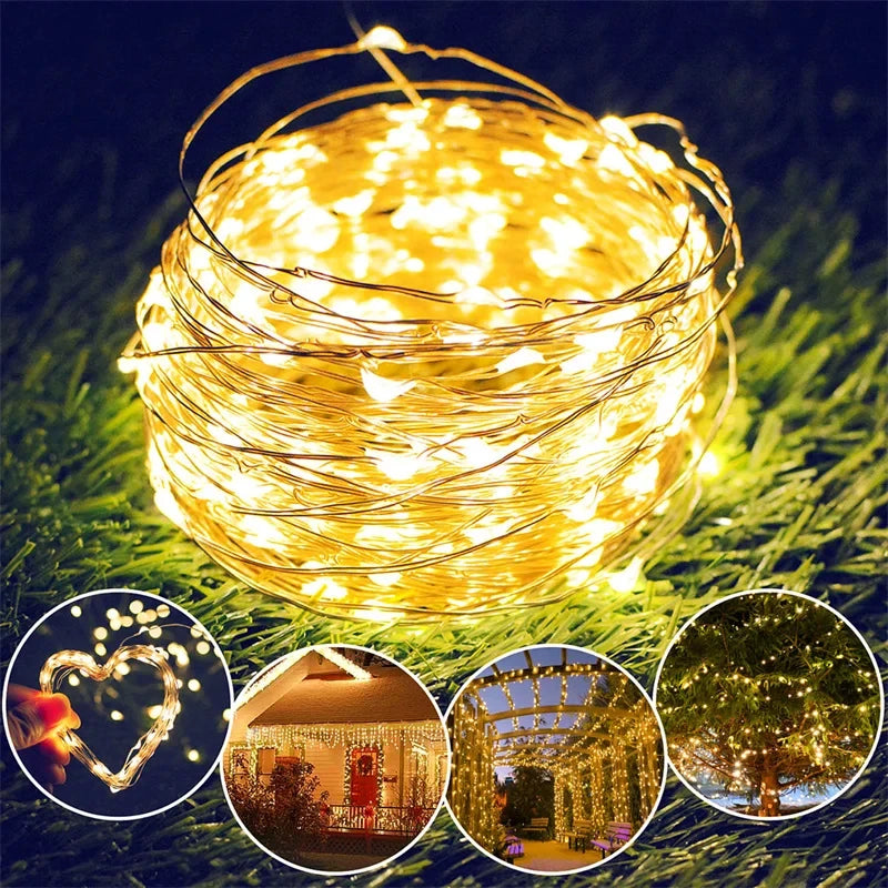 Copper Wire LED Fairy Lights