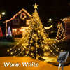 Star Waterfall Christmas String Lights