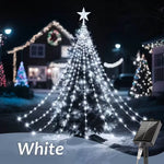 Star Waterfall Christmas String Lights
