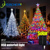Star Waterfall Christmas String Lights
