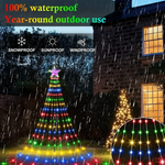 Star Waterfall Christmas String Lights