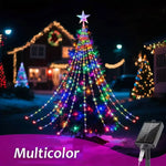 Star Waterfall Christmas String Lights