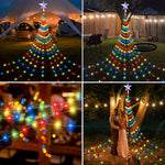 Star Waterfall Christmas String Lights